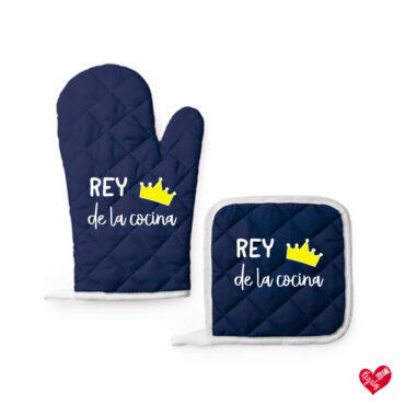 Set de cocina personalizado "Rey de la cocina"